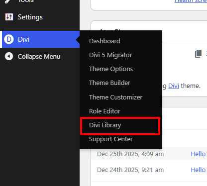 Dashboard-‹-Divi-Hub-—-WordPress-07-27-2026_10_34_AM